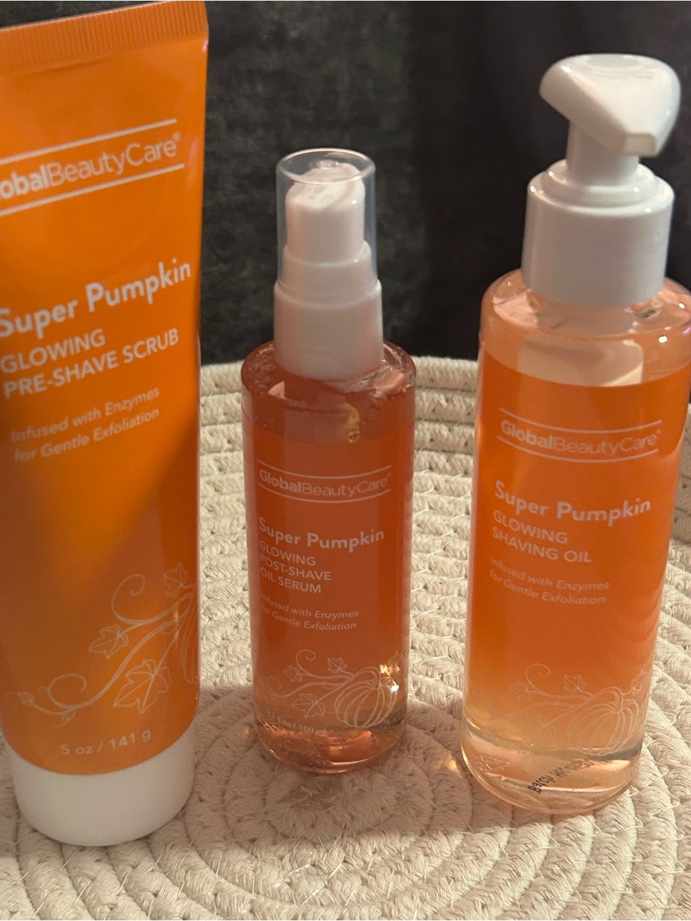 Super Pumpkin Glowing Post-Shave Oil Serum - Orange